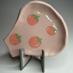 Fakanáltartó paradicsom mintával